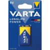 Obrázek Varta 6LR61/ 1BP Longlife POWER 9V (HIGH ENERGY) 6LP3146