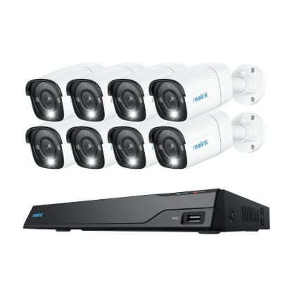 Obrázek REOLINK bezpečnostní kamerový set NVS16- 12MB8, RLK16- 1200B8, 12MP, 8x Kamera, 4 TB