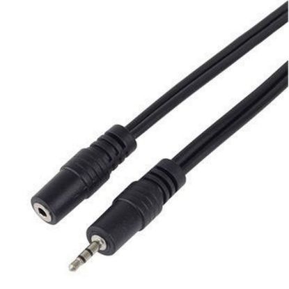 Obrázek PremiumCord Kabel prodlužovací Jack 2.5mm- Jack 2.5mm M/ F 2m - 2.5mm stereo male <=> 2.5mm stereo female -
