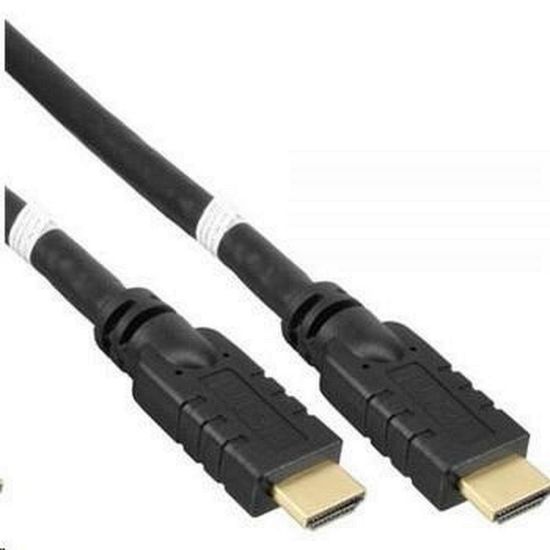 Obrázek PremiumCord Ultra High Speed HDMI 2.1 optický fiber kabel 8K@60 Hz, zlacené 20m