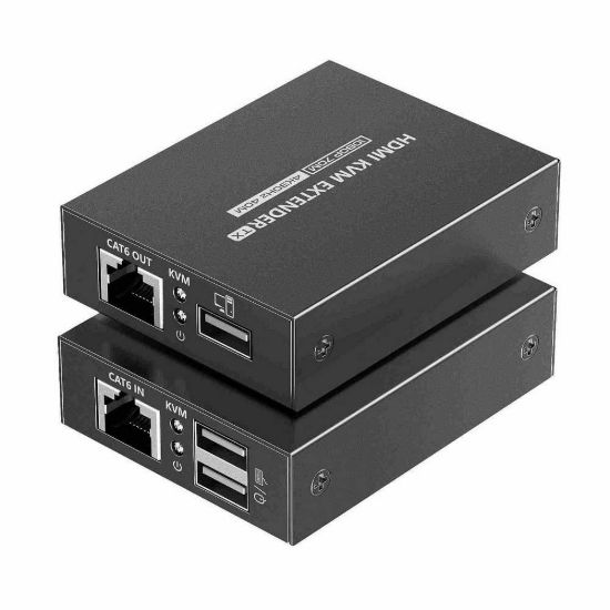 Obrázek PREMIUMCORD HDMI KVM extender 4K a FULL HD 1080p na 70m s přenosem USB