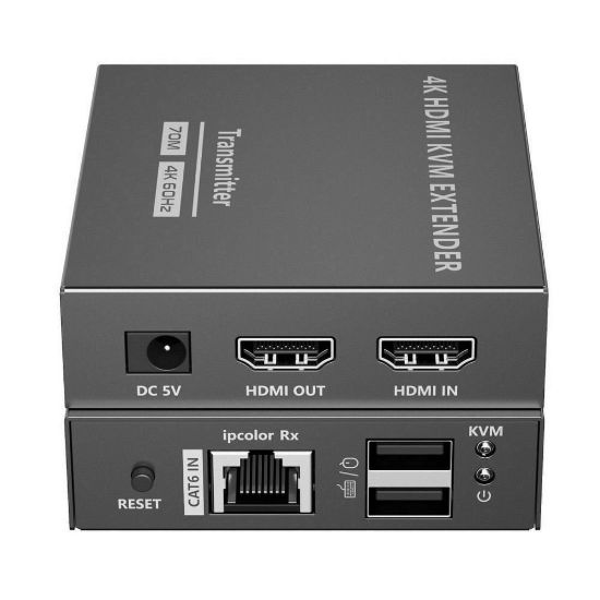 Obrázek PREMIUMCORD HDMI 2.0 KVM extender Ultra HD 4kx2k@60 Hz na 70m s přenosem USB