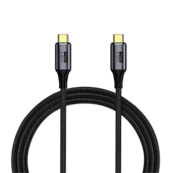 Obrázek PREMIUMCORD Kabel USB4™ Gen 3 x 2 40Gbps 8K@60 Hz 240 W Thunderbolt 3 kabel 1, 2m