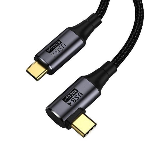 Obrázek PREMIUMCORD Kabel USB4™ Gen 3 x 2 40Gbps 8K@60 Hz 240 W Thunderbolt 3 kabel 1, 2m
