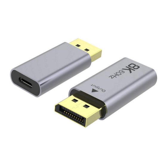 Obrázek PremiumCord adaptér USB- C na DisplayPort DP1.4 8K@60 Hz a 4k@120 Hz