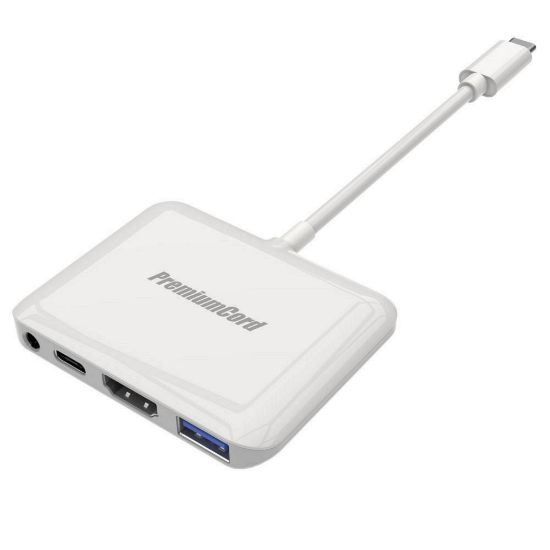 Obrázek PremiumCord Převodník USB- C na HDMI2.0+USB3.0+Audio+PD (pro iPad Pro)