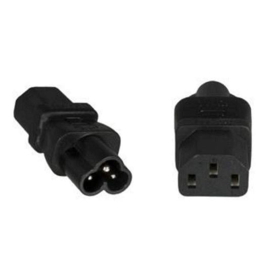 Obrázek Adaptér IEC C13 na IEC C6 " trojlístek" napětí 230V, 2.5A