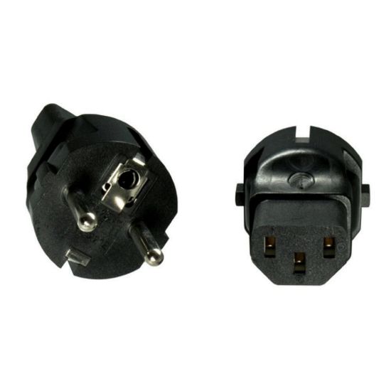 Obrázek Adaptér CEE 7/ 7 na IEC C13 napětí 230V, 10A
