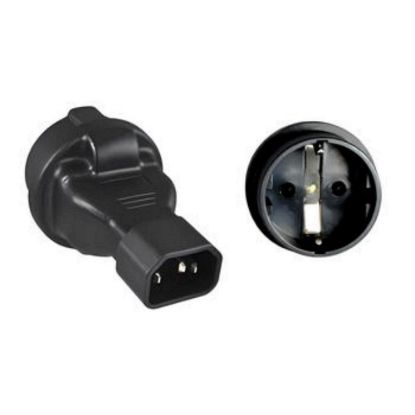 Obrázek Adaptér IEC C14 na SCHUKO CEE 7/ 3 napětí 230V, 10A