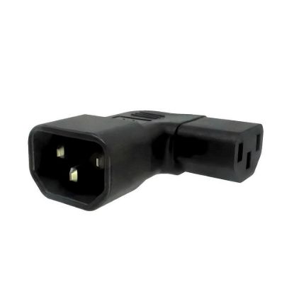 Obrázek Adaptér úhlový na stranu IEC C13 na IEC C14 napětí 230V, 10A