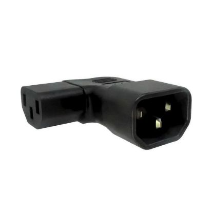Obrázek Adaptér úhlový na stranu IEC C13 na IEC C14 napětí 230V, 10A