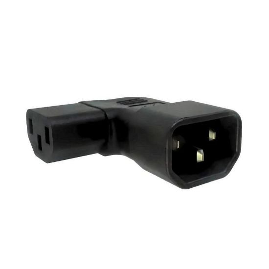 Obrázek Adaptér úhlový na stranu IEC C13 na IEC C14 napětí 230V, 10A