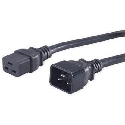 Obrázek PREMIUMCORD Kabel napájecí 230V/ 16A prodlužovací 3m (konektory IEC 320 C19 - IEC 320 C20)