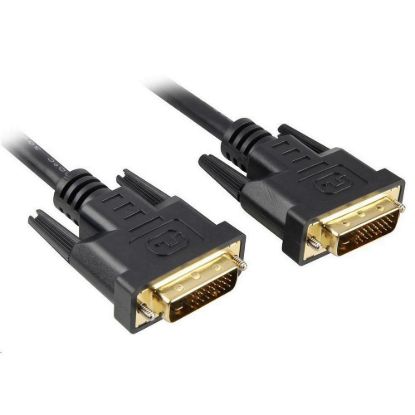 Obrázek PREMIUMCORD Kabel DVI - DVI propojovací 2m (DVI- D, M/ M, dual link)