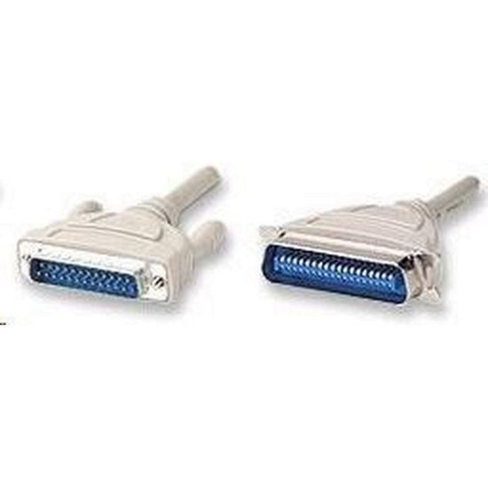 Obrázek PREMIUMCORD Kabel paralelní 1, 8m (DB25M - Centronics 36pin M, Bi- tronics)