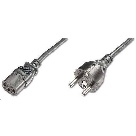 Obrázek PREMIUMCORD Kabel napájecí 230V/ 10A, rovná vidlice, 2m