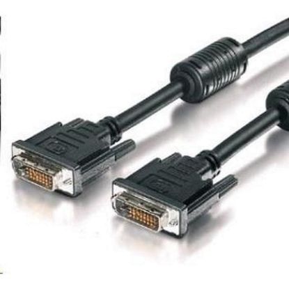 Obrázek PREMIUMCORD Kabel DVI - DVI propojovací 3m (DVI- D, M/ M, dual link)