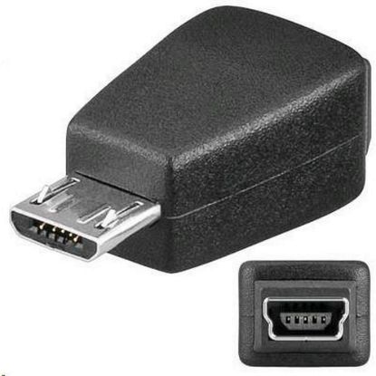 Obrázek PREMIUMCORD Redukce USB 2.0 Mini B - Micro B (F 5pin/ M)