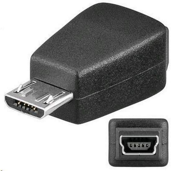 Obrázek PREMIUMCORD Redukce USB 2.0 Mini B - Micro B (F 5pin/ M)