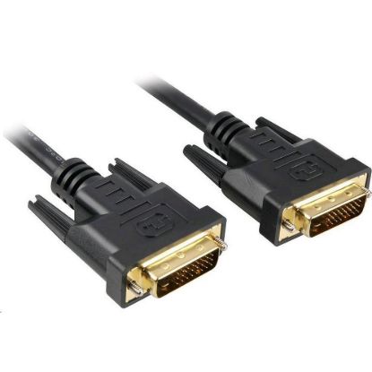Obrázek PREMIUMCORD Kabel DVI - DVI propojovací 10m (DVI- D, M/ M, dual link)