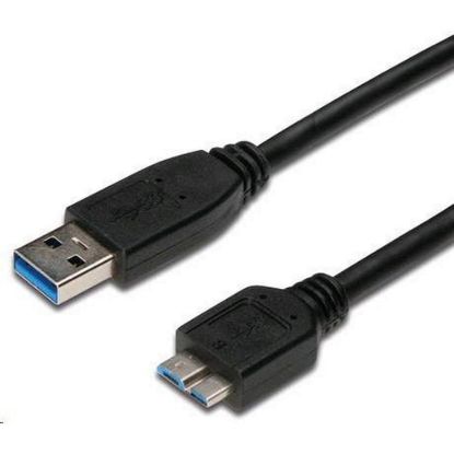 Obrázek PREMIUMCORD Kabel USB 3.0 A - Micro B 1m, propojovací (M/ M)