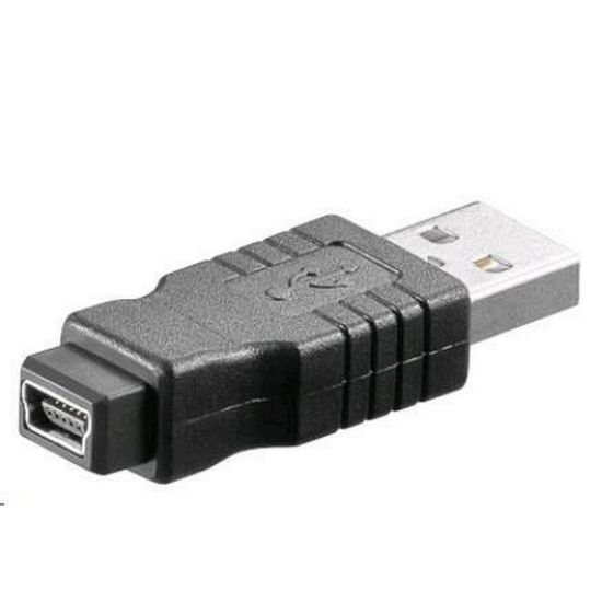 Obrázek PREMIUMCORD Redukce USB 2.0 A - MINI- B 5 PIN (M/ F)