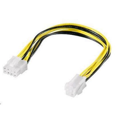 Obrázek PREMIUMCORD Redukce napájení 8 pin/ Female zdroj na P4 4pin/ Male