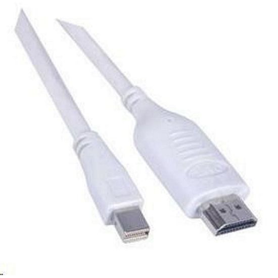 Obrázek PREMIUMCORD Kabel Mini DisplayPort - HDMI 2m, bílý