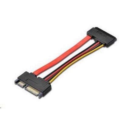Obrázek PREMIUMCORD Kabel SATA + napájení prodlužovací k HDD, 15cm