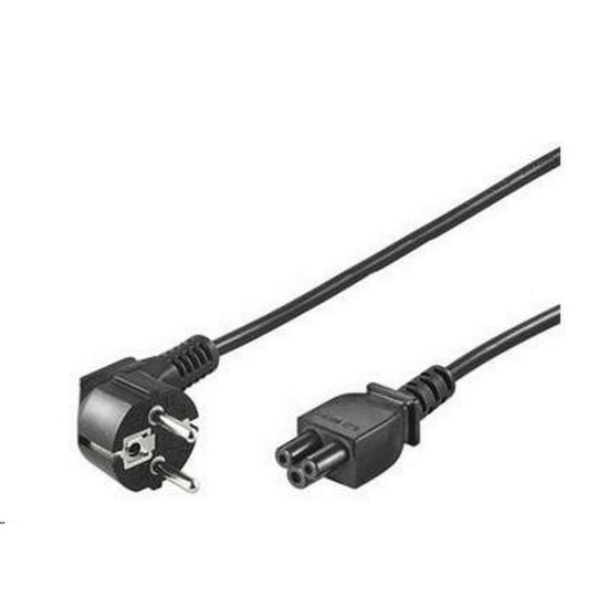 Obrázek PREMIUMCORD Kabel napájecí 230V pro NTB (3pin, Schuko, trojlístek) 5m