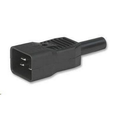 Obrázek PREMIUMCORD Konektor napájecí 230V na kabel (samec, IEC C20)