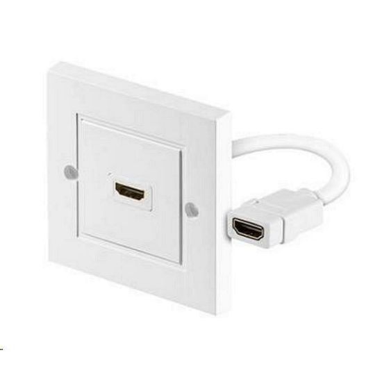 Obrázek PREMIUMCORD Zásuvka HDMI zásuvka v panelu 1x HDMI A - HDMI A Female/ Female