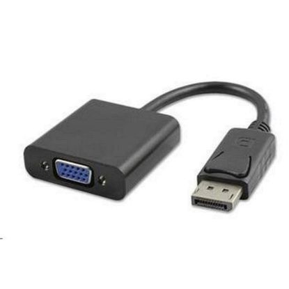 Obrázek PREMIUMCORD Redukce DisplayPort - VGA 15cm (M/ F, černá)