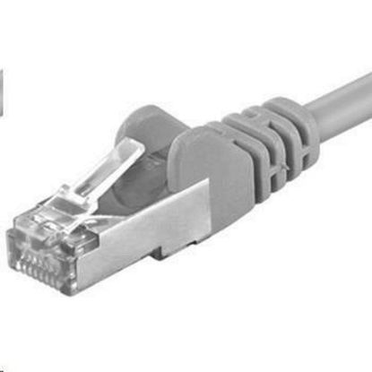 Obrázek PREMIUMCORD Patch kabel CAT6a S- FTP, RJ45- RJ45, AWG 26/ 7 3m šedá