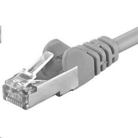 Obrázek PREMIUMCORD Patch kabel CAT6a S- FTP, RJ45- RJ45, AWG 26/ 7 20m šedá