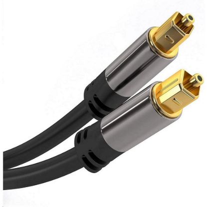 Obrázek PremiumCord Kabel Toslink M/ M, 6mm, 2m, černá