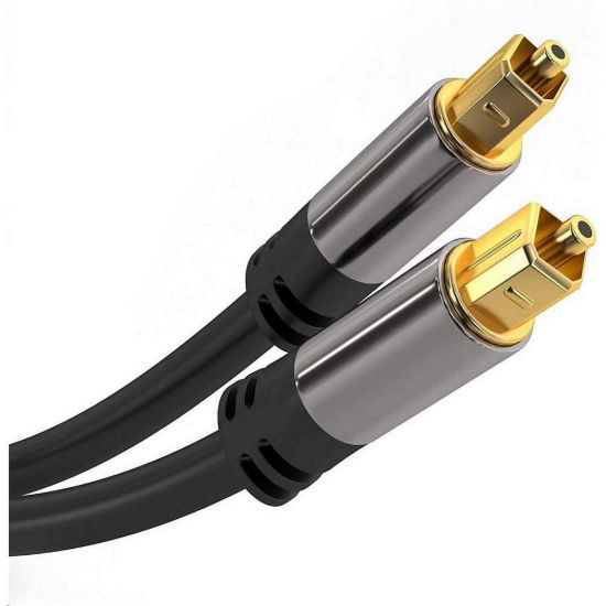 Obrázek PremiumCord Kabel Toslink M/ M, 6mm, 3m, černá