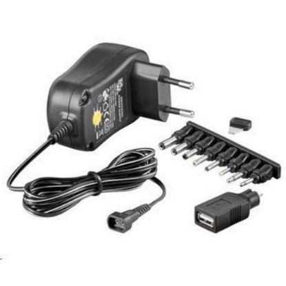 Obrázek Goobay Univerzální napájecí adaptér 230V/ 3- 12V stejnosměrný 600mA