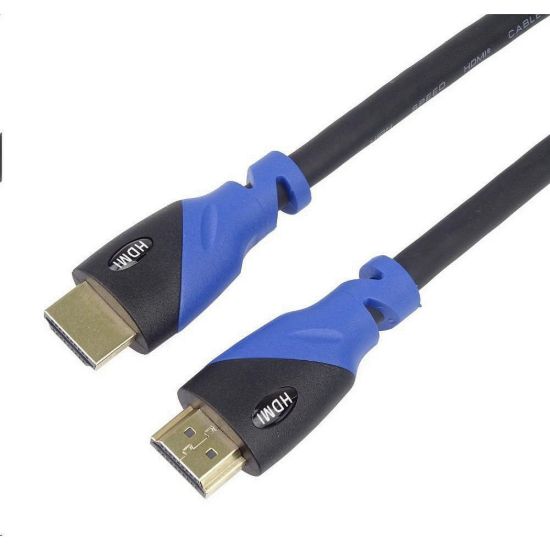 Obrázek PREMIUMCORD Kabel HDMI - Ultra HDTV, 1m (Color, zlacené konektory)