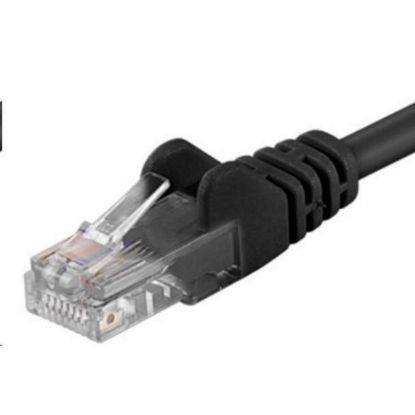 Obrázek PREMIUMCORD Patch kabel UTP RJ45- RJ45 CAT5e 0.25m černá
