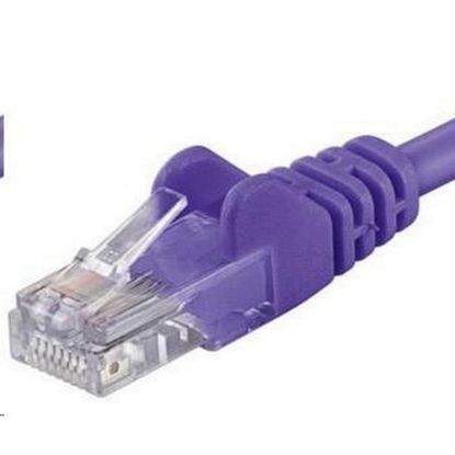 Obrázek PREMIUMCORD Patch kabel UTP RJ45- RJ45 CAT5e 0.5m fialová