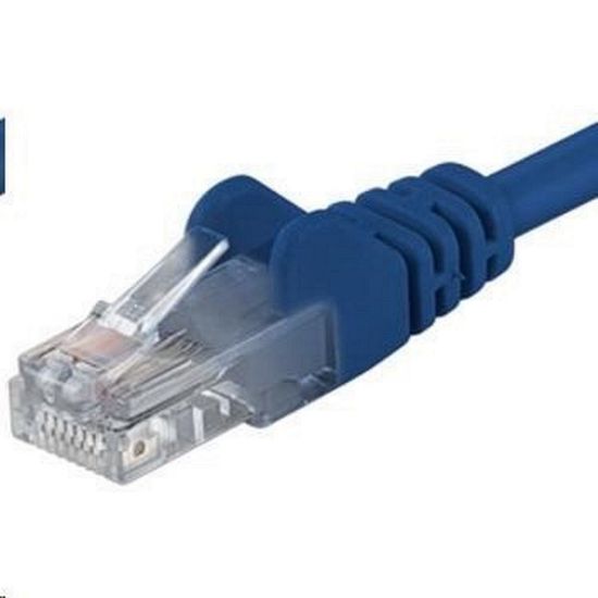 Obrázek PREMIUMCORD Patch kabel UTP RJ45- RJ45 CAT5e 1.5m modrá