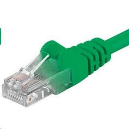 Obrázek PREMIUMCORD Patch kabel UTP RJ45- RJ45 CAT5e 1.5m zelená