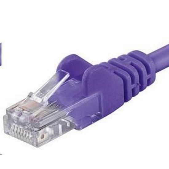 Obrázek PREMIUMCORD Patch kabel UTP RJ45- RJ45 CAT5e 10m fialová