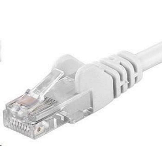 Obrázek PREMIUMCORD Patch kabel UTP RJ45- RJ45 CAT5e 10m bílá