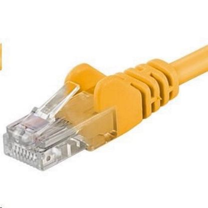 Obrázek PREMIUMCORD Patch kabel UTP RJ45- RJ45 CAT5e 20m žlutá