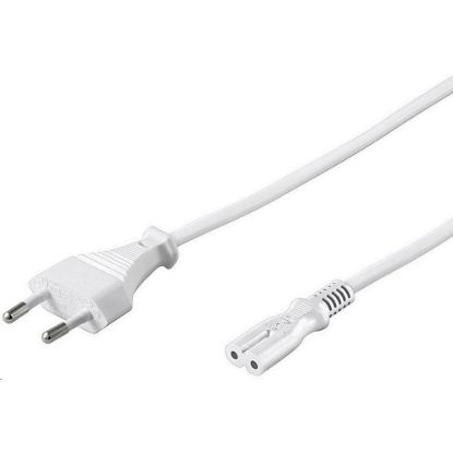Obrázek PREMIUMCORD Kabel síťový 230V k magnetofonu 2m bílý