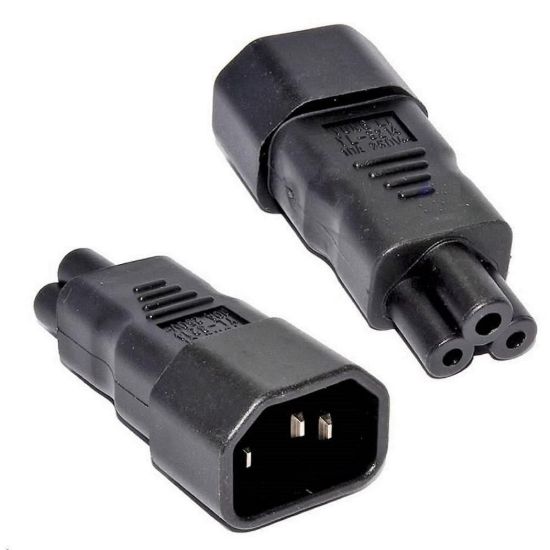 Obrázek Adaptér IEC C14 na IEC C5 " trojlístek" napětí 230V, 10A