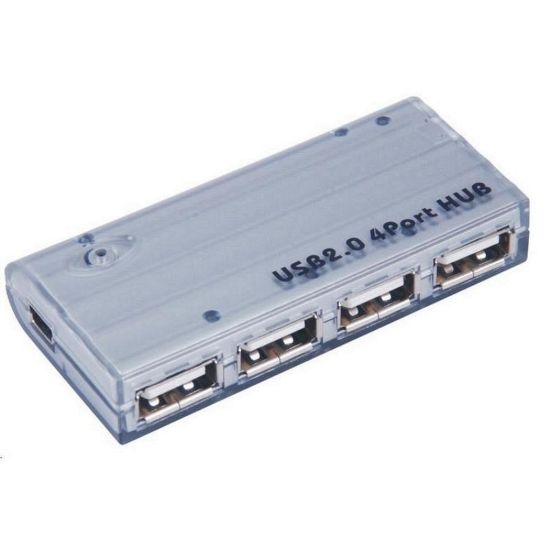 Obrázek PremiumCord USB HUB 4- portový V2.0 bez napájení mini