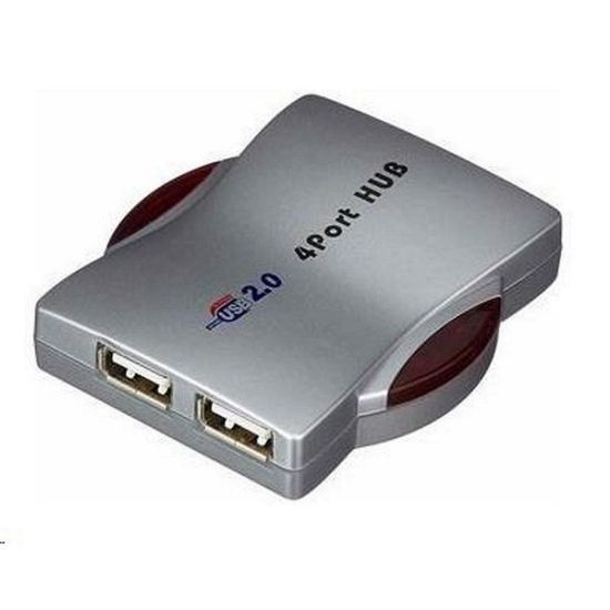 Obrázek PremiumCord USB2.0 HUB 4- portový, bez ext. napájení